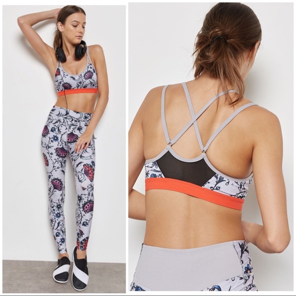 nike indy floral sports bra